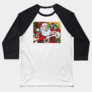 North Pole Zombies Baseball T-Shirt